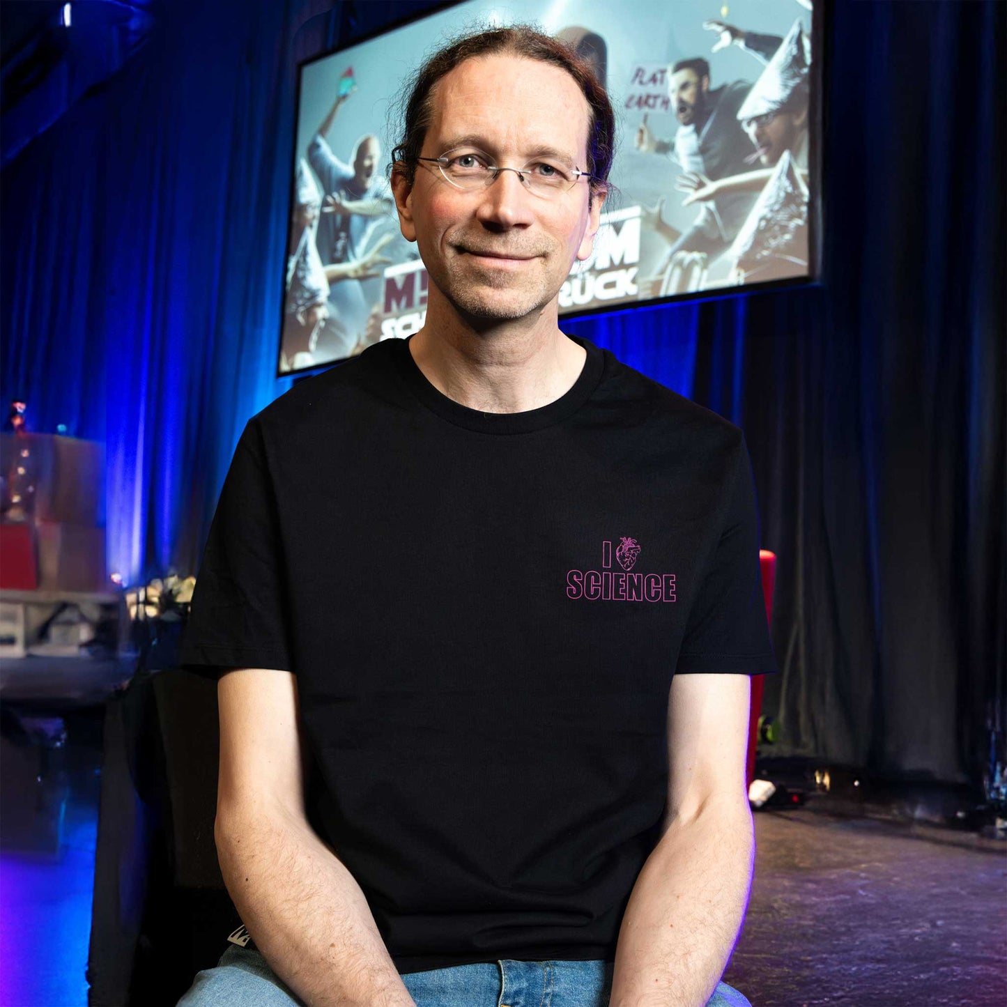 T-Shirt "I love Science" (kleiner Print vorne, großer Print hinten)