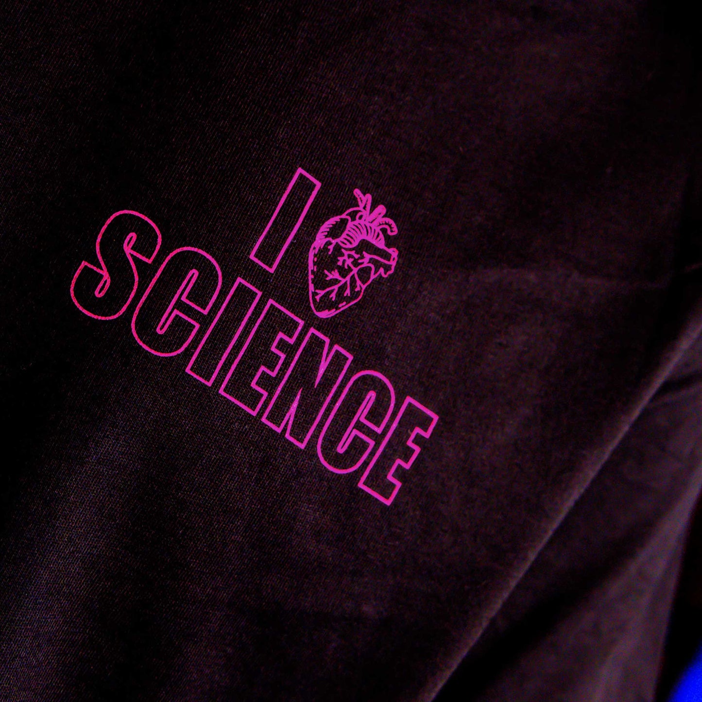 T-Shirt "I love Science" (kleiner Print vorne, großer Print hinten)