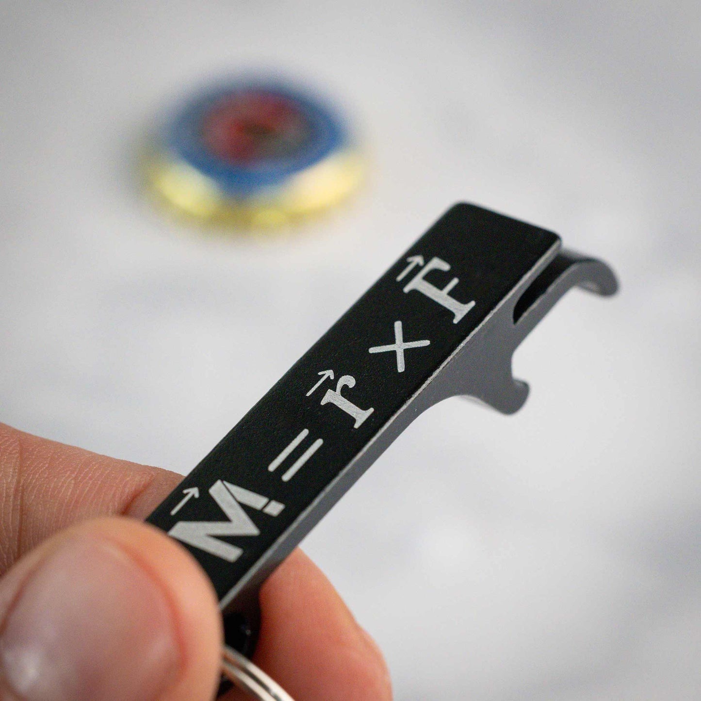 Flaschenöffner mit Formel